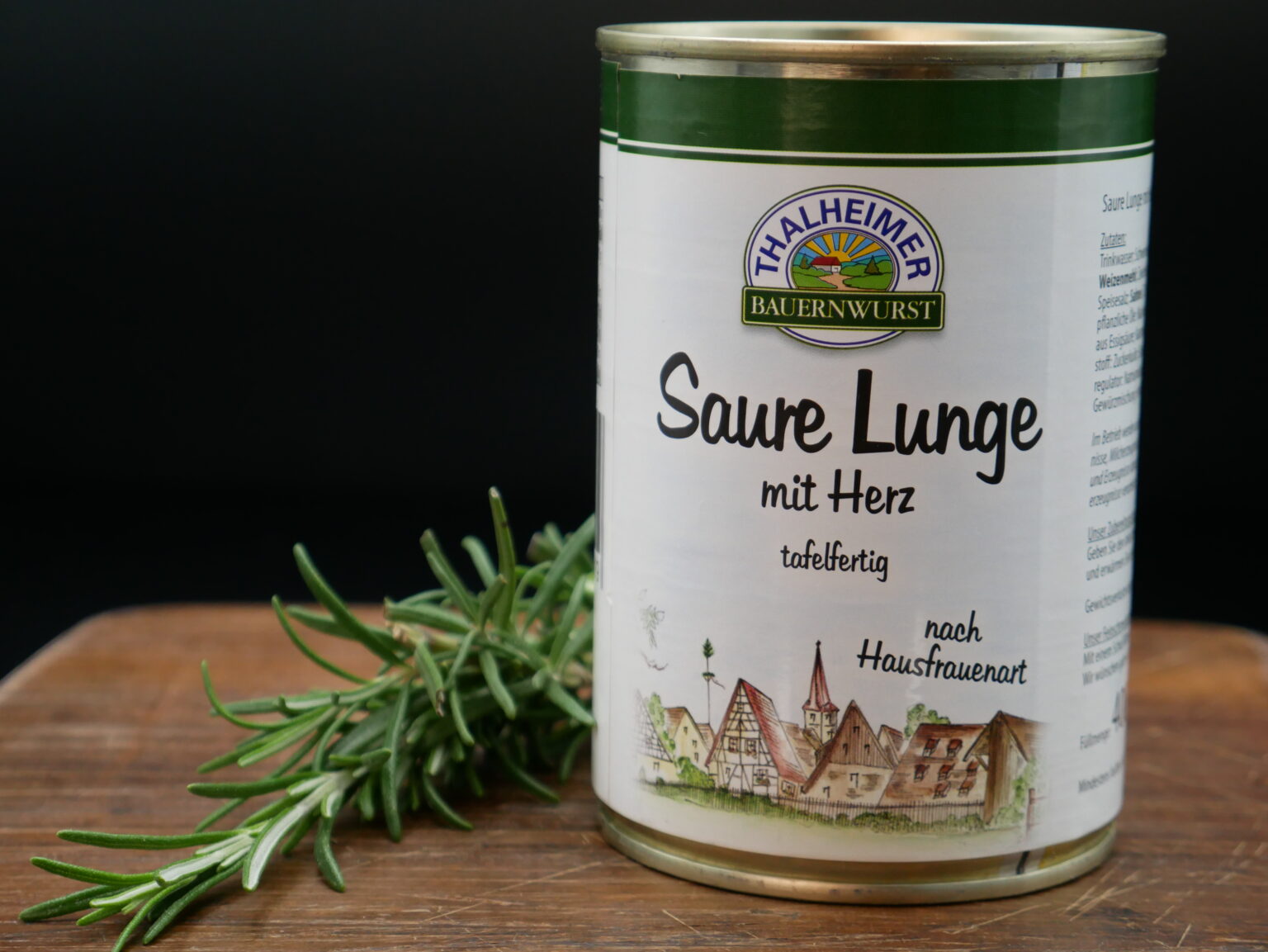 Thalheimer Saure Lunge 400g | Brot Schwarz